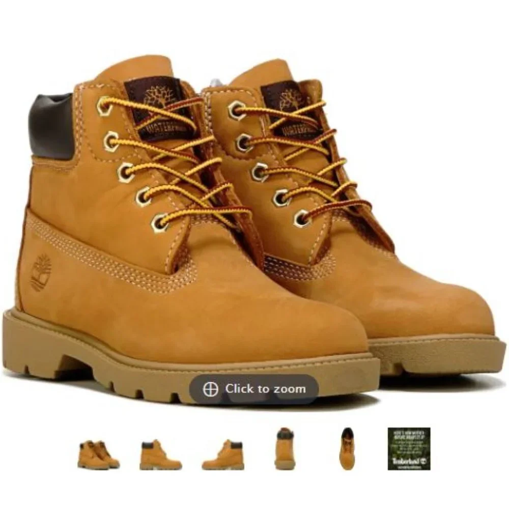 Timberland Classic work Boots 10960 Youth Boys Size 5.5 (GOOD CONDITION)